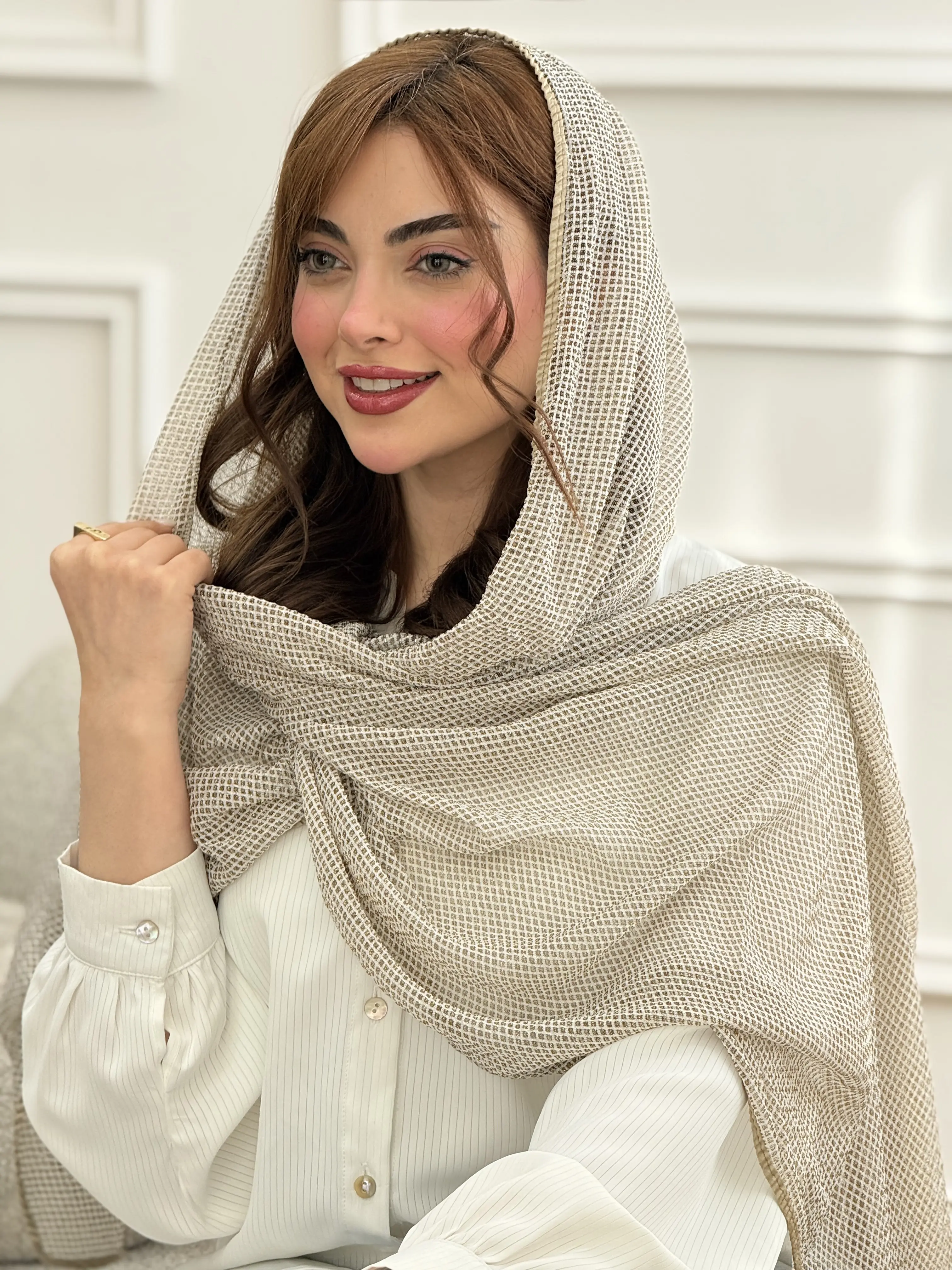 شال مجلسی زنبوری