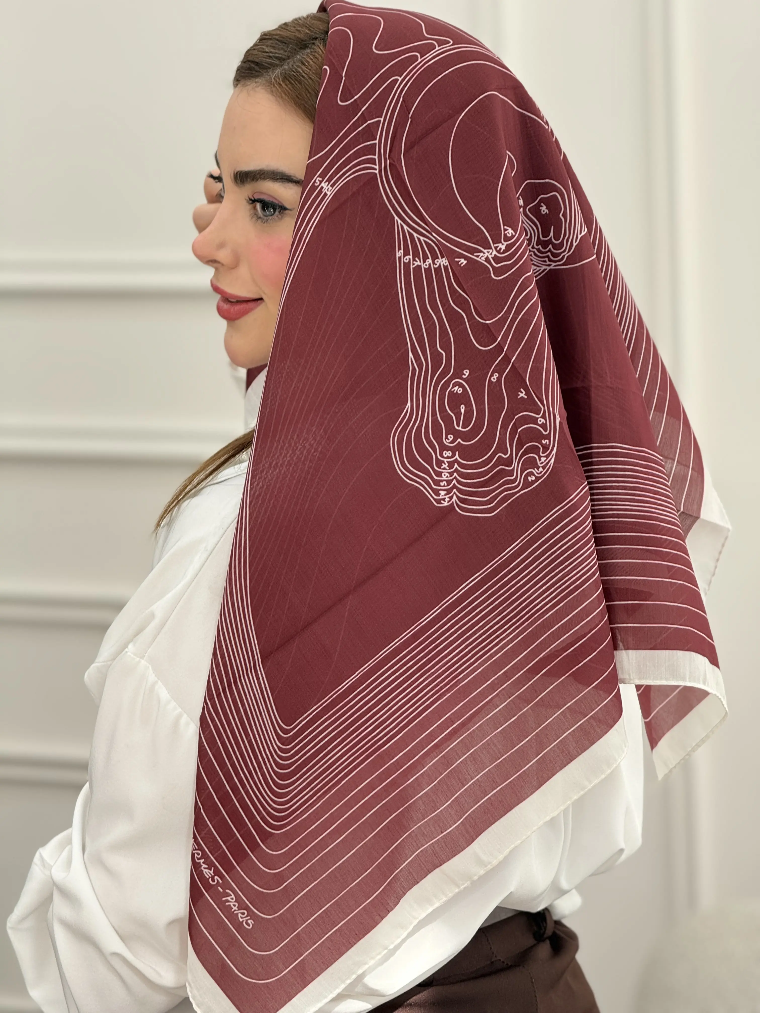مینی اسکارف طرح هرمس