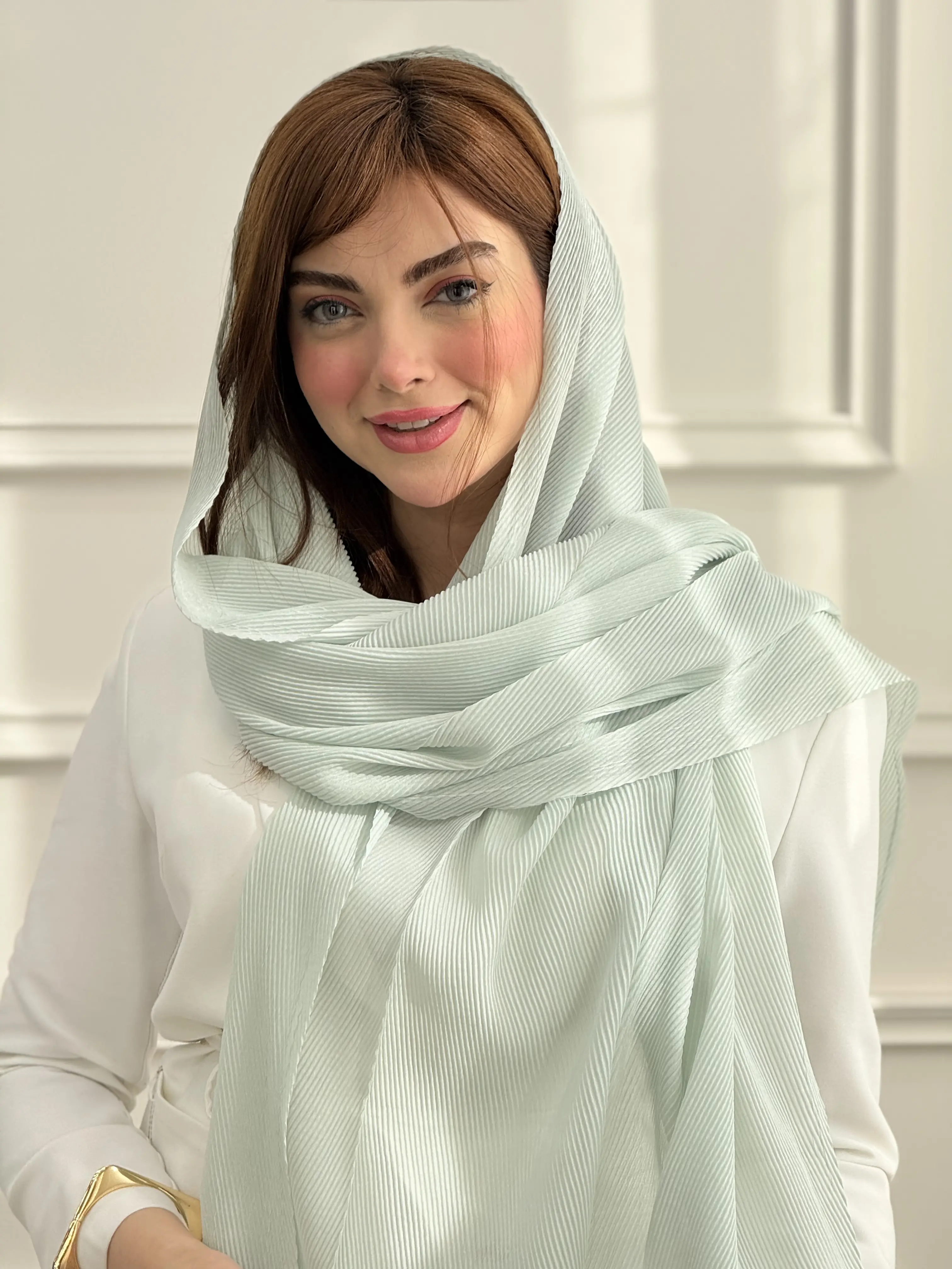 شال نخی پلیسه برشکا