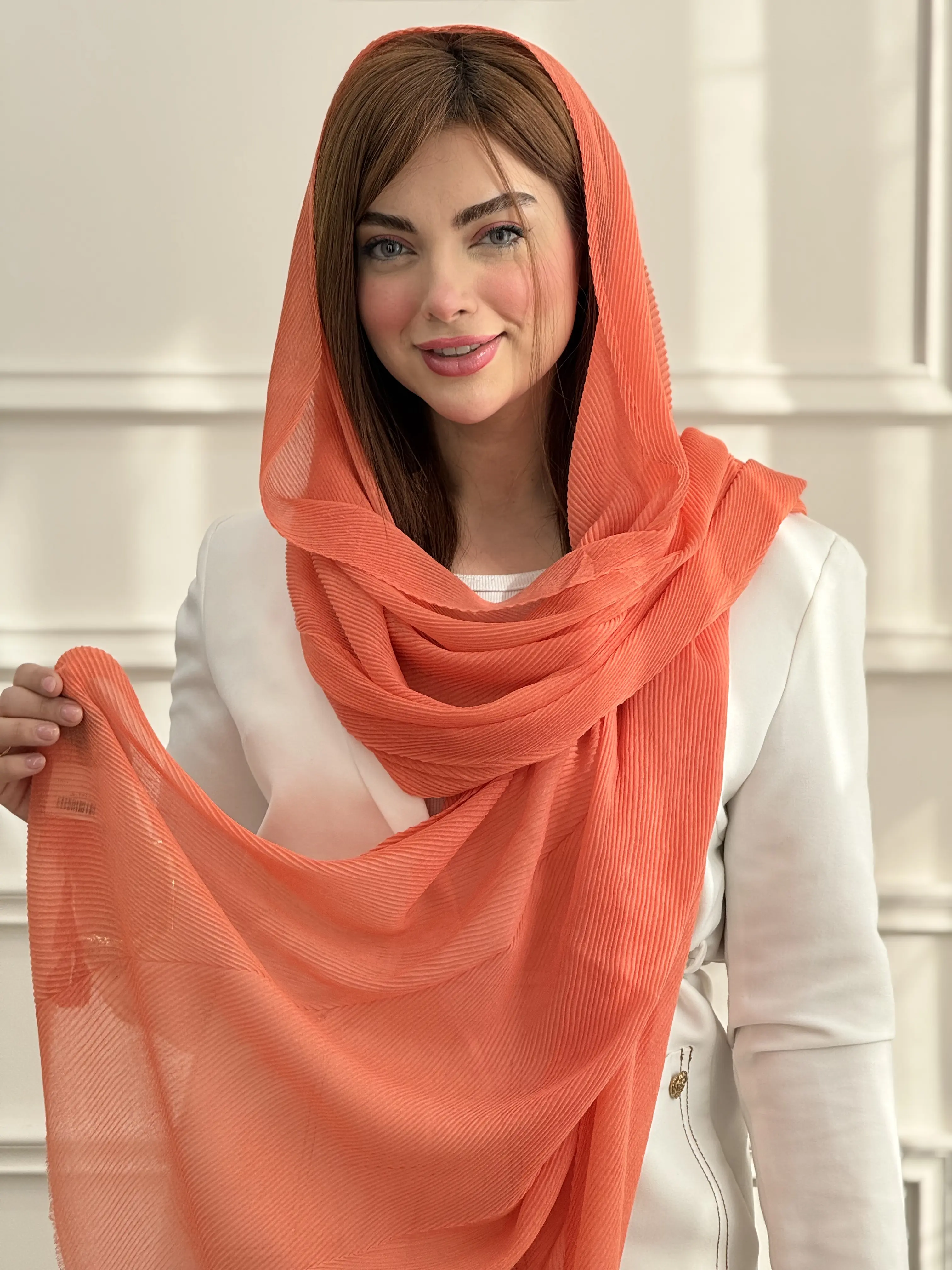شال نخی پلیسه برشکا