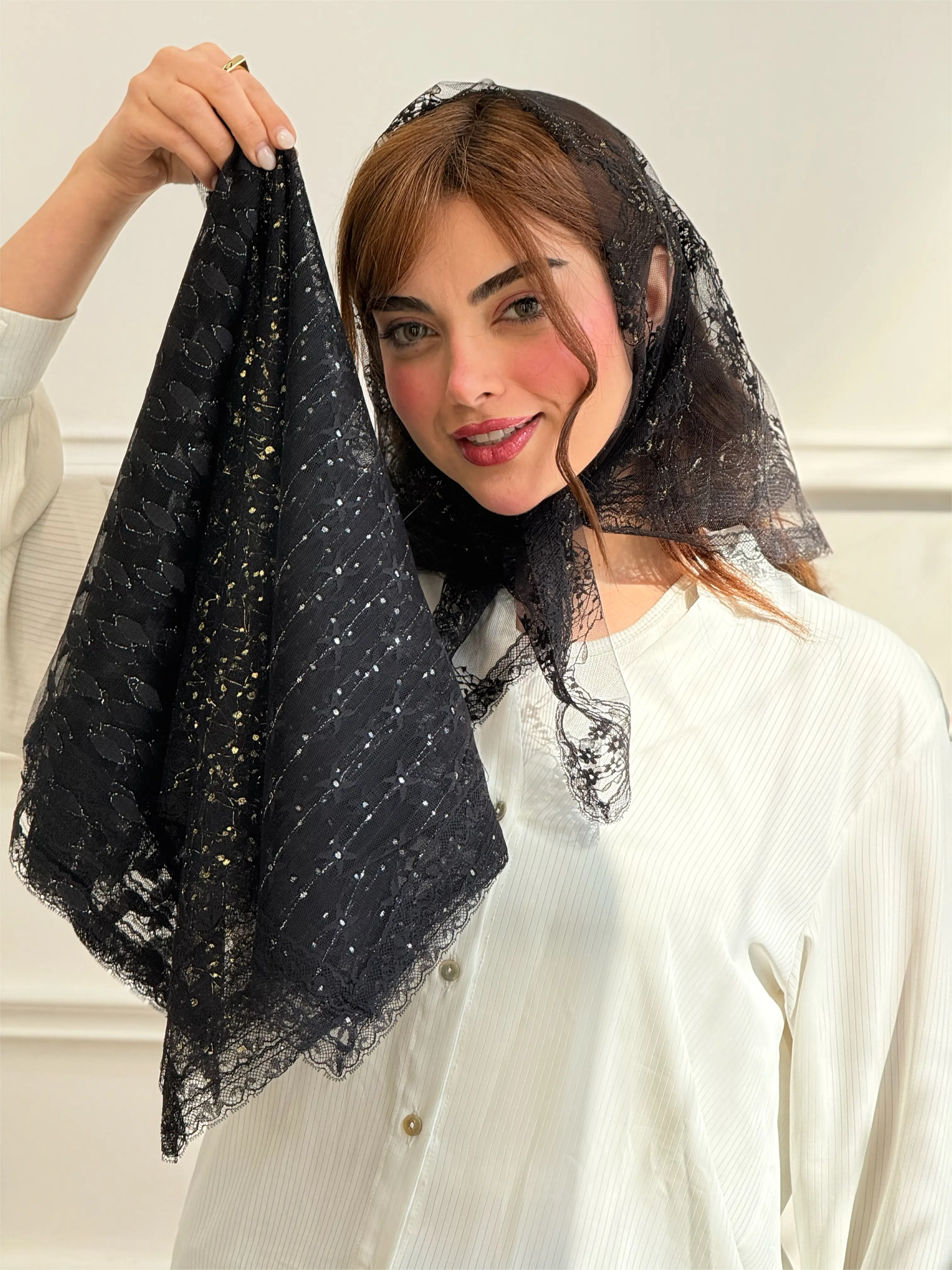 مینی اسکارف تور مشکی