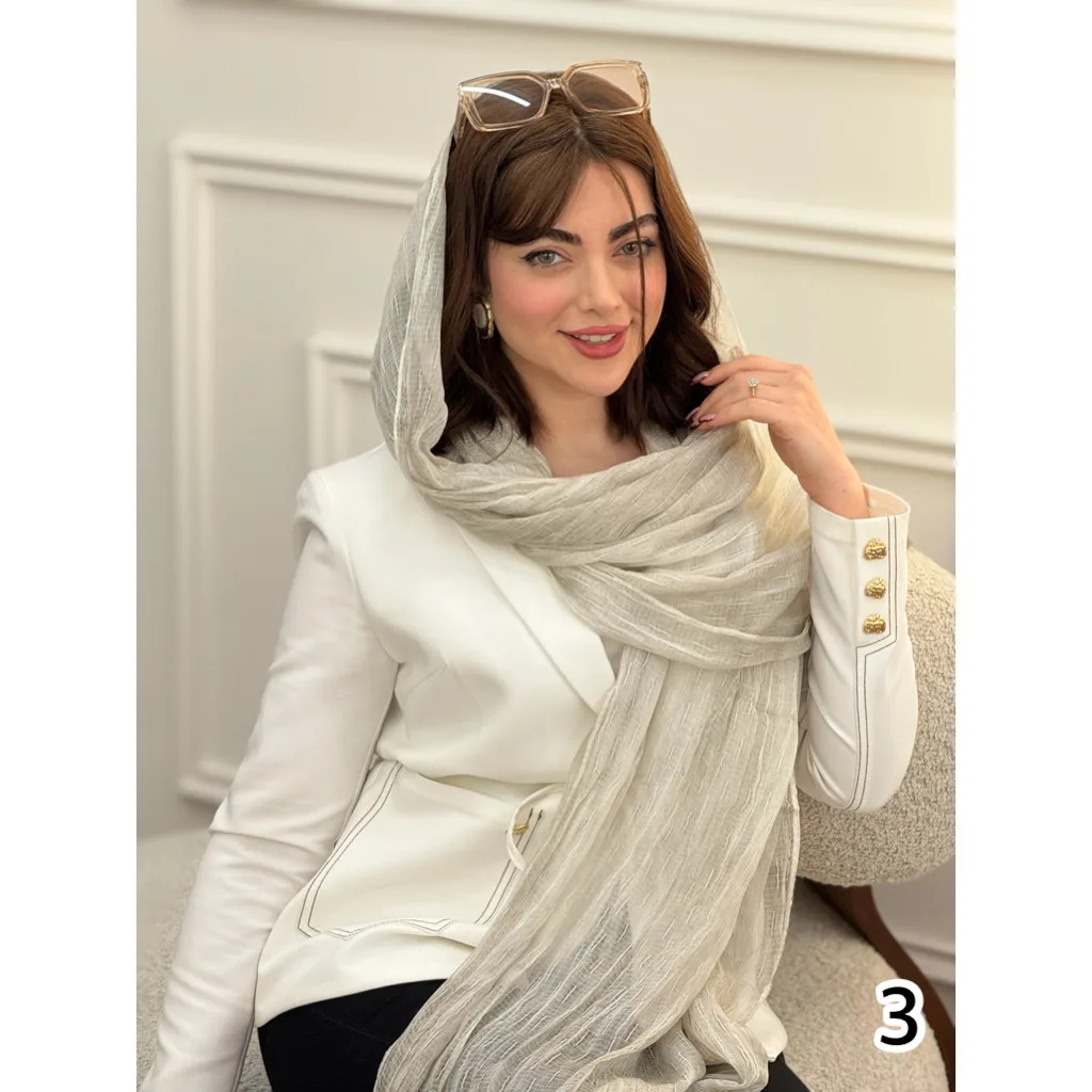 شال نخ ابریشم سنگشور