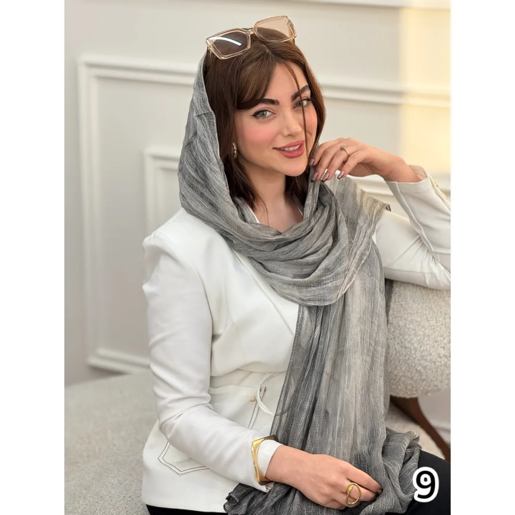 شال نخ ابریشم سنگشور