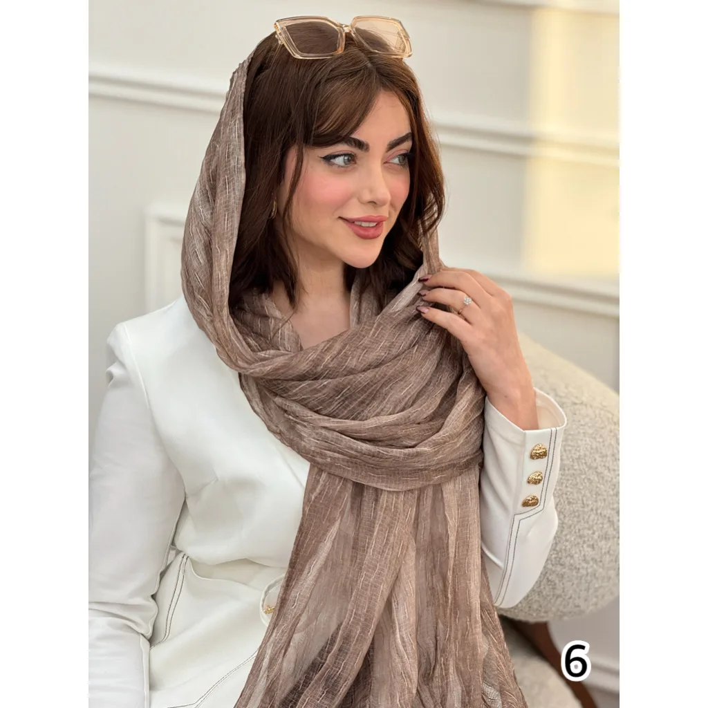 شال نخ ابریشم سنگشور