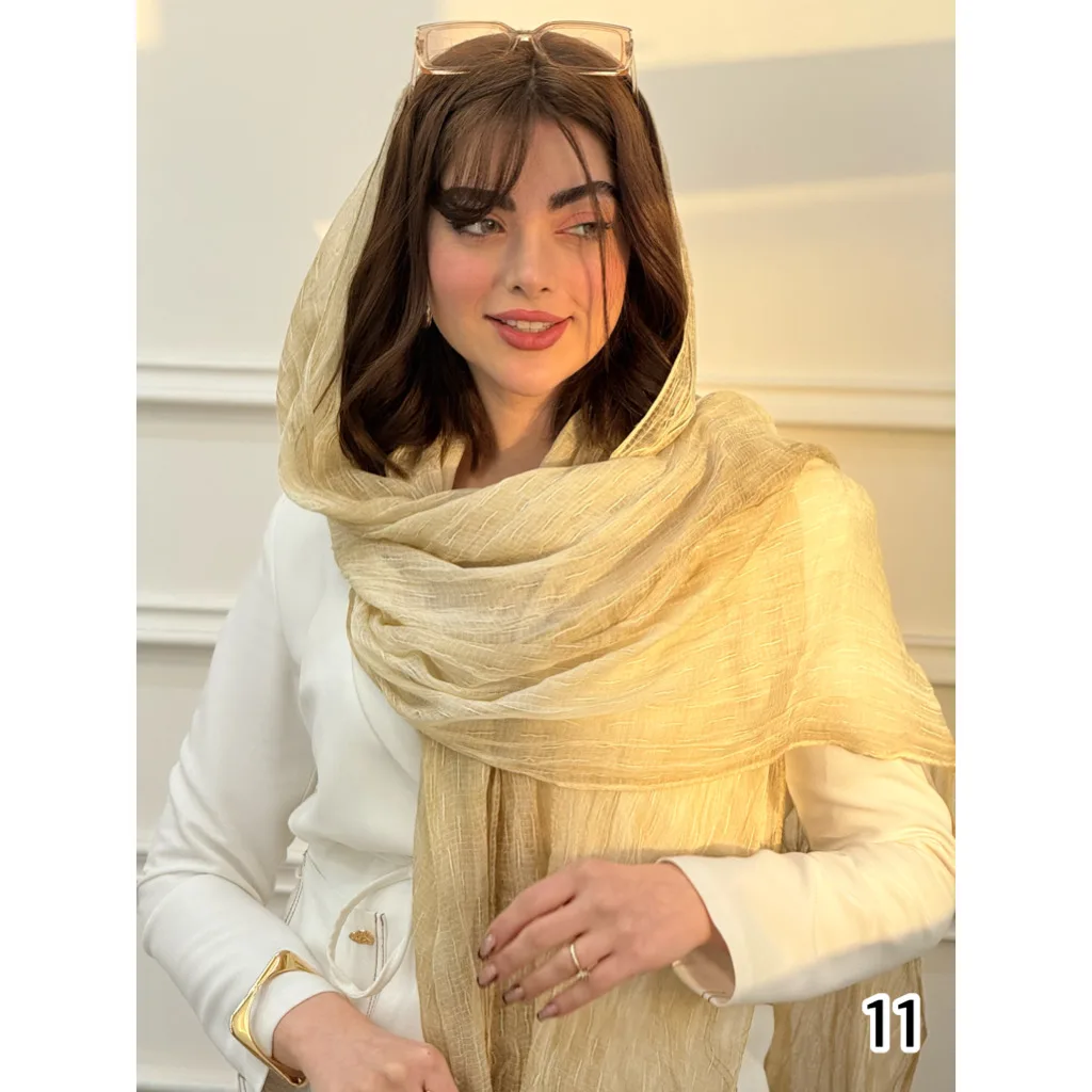 شال نخ ابریشم سنگشور