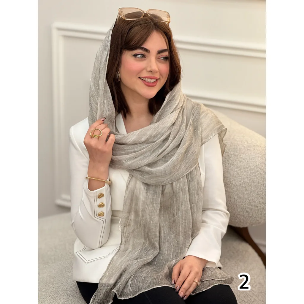 شال نخ ابریشم سنگشور