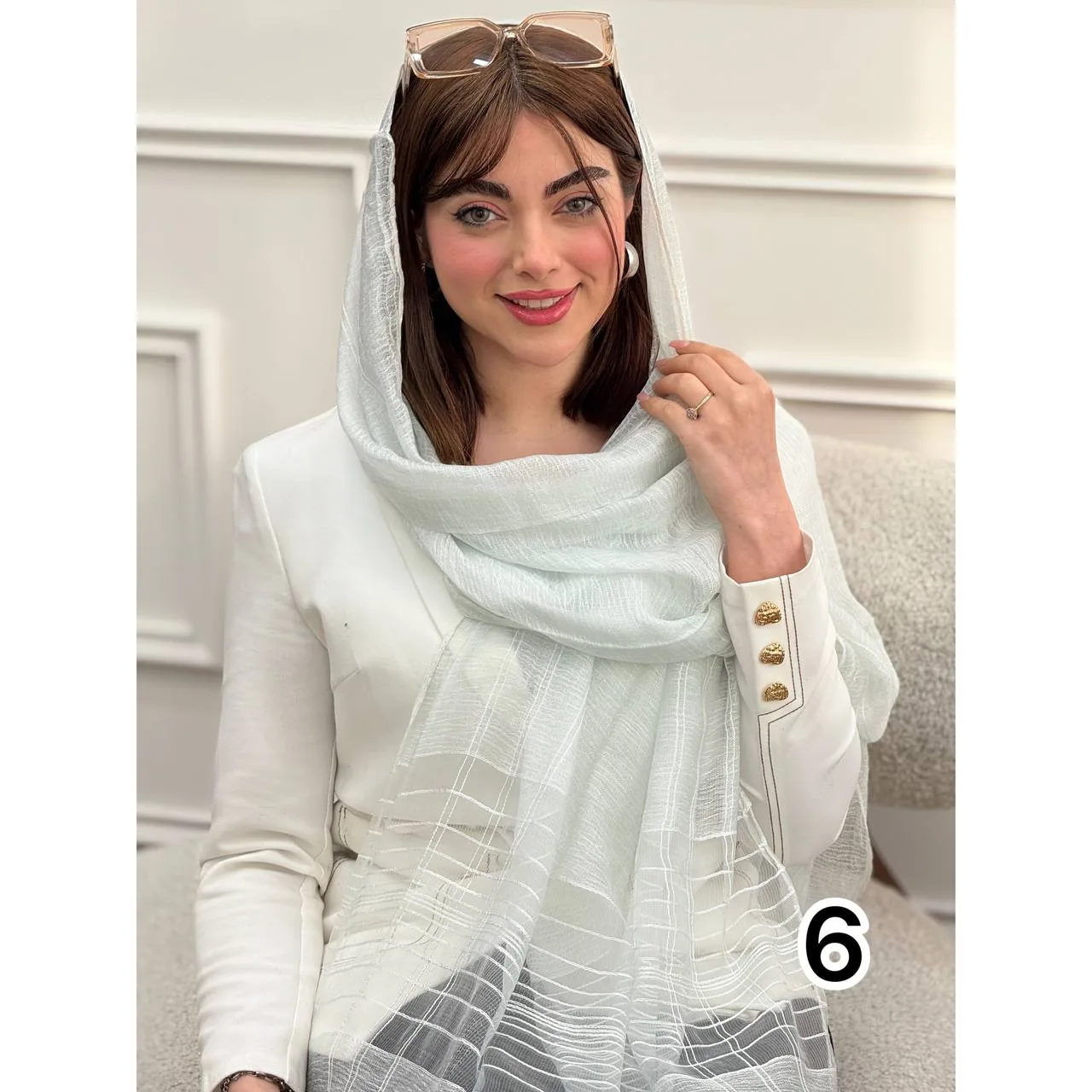 شال مجلسی ابریشم نخ تافته