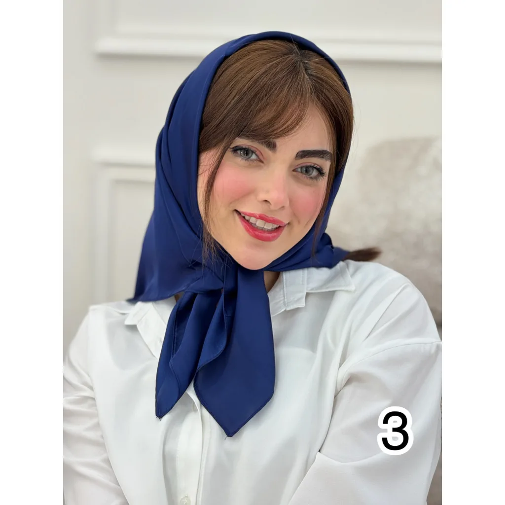 مینی اسکارف ساده ابریشم