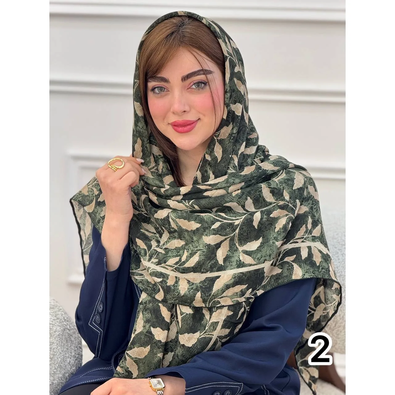 روسری گارزا ژاکارد گلبرگ