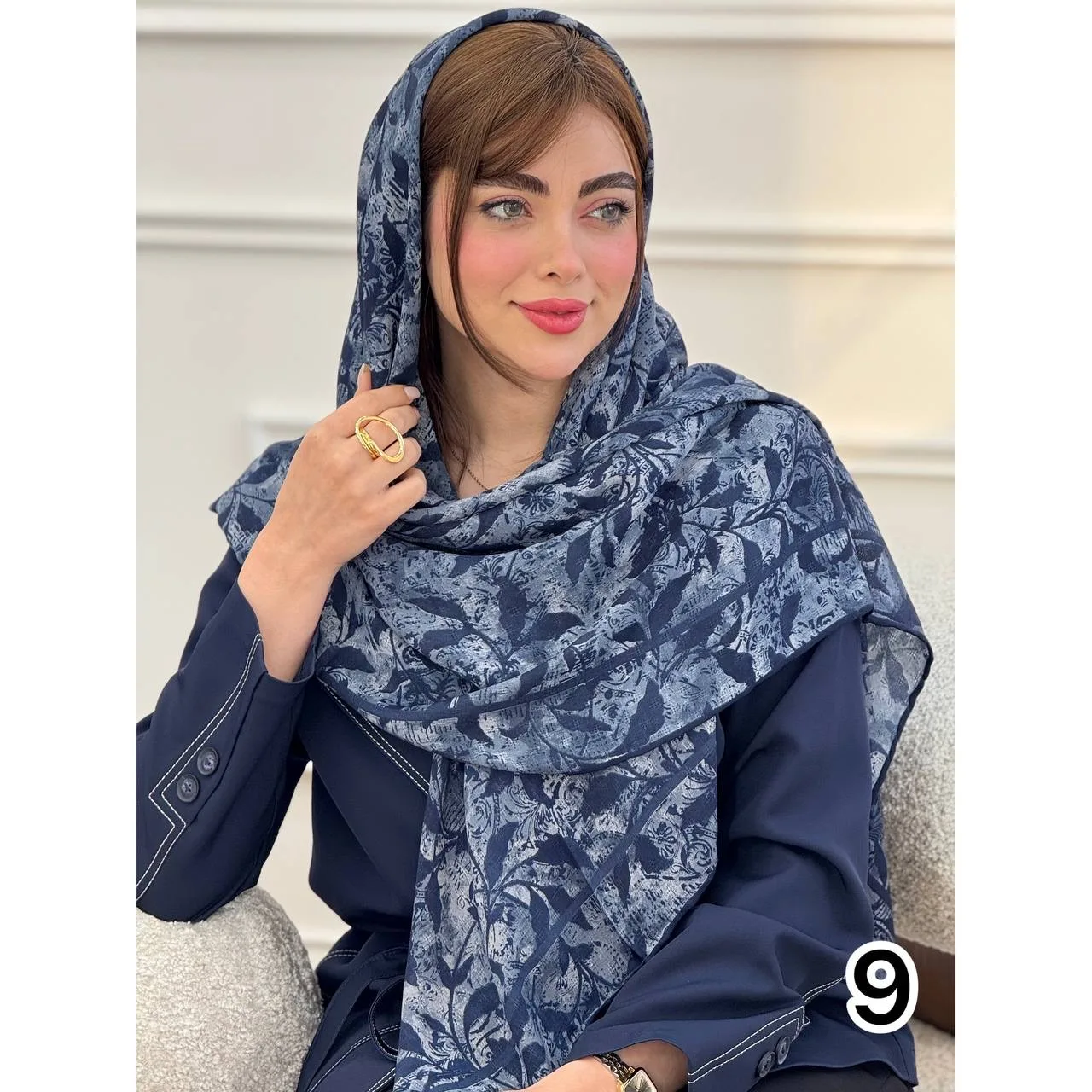 روسری گارزا ژاکارد گلبرگ