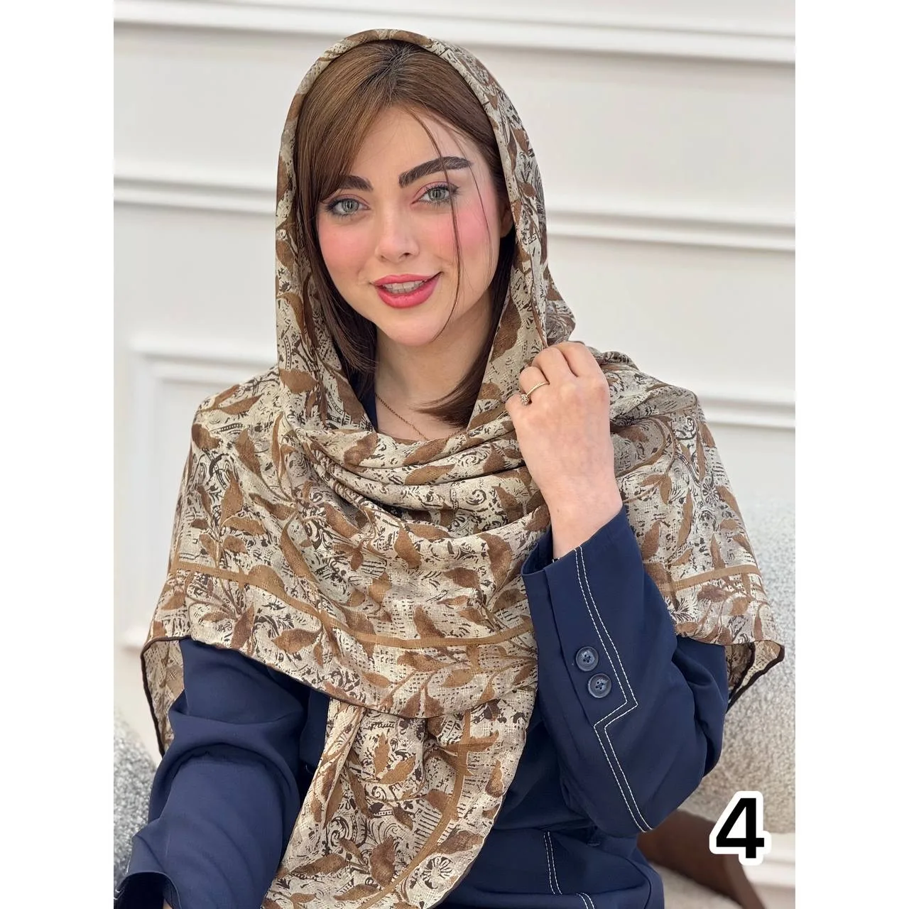 روسری گارزا ژاکارد گلبرگ