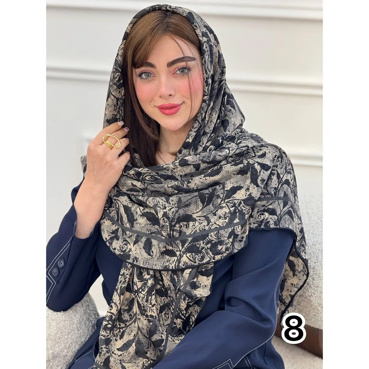 روسری گارزا ژاکارد گلبرگ