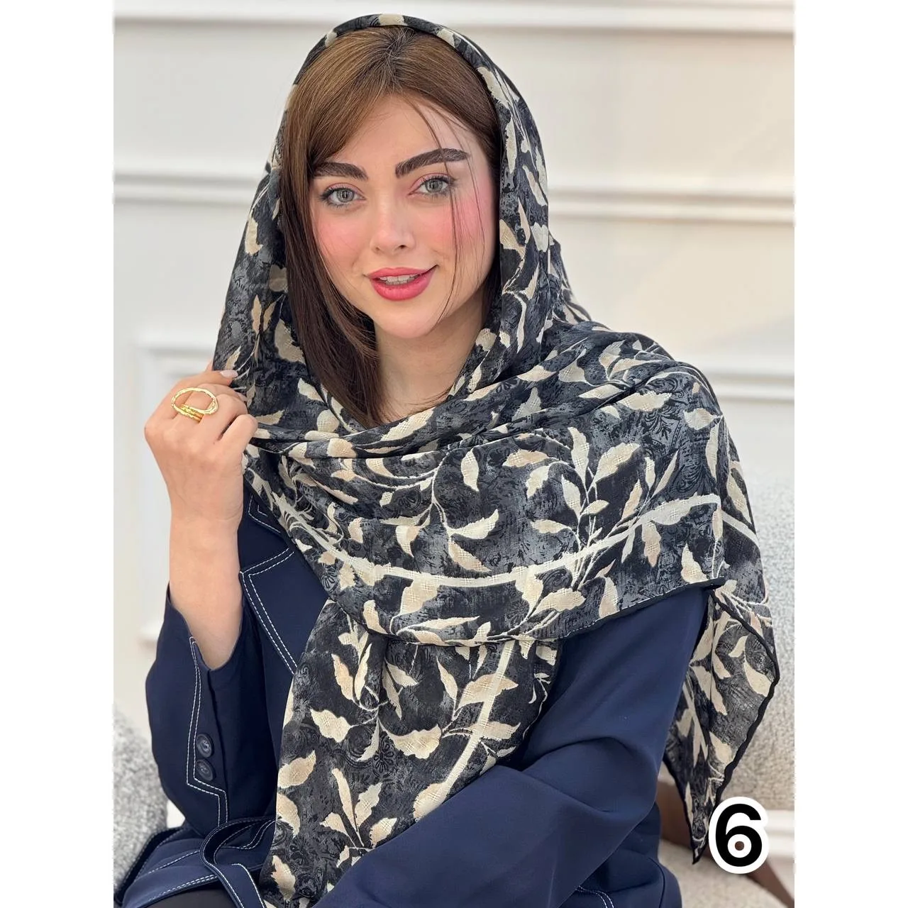 روسری گارزا ژاکارد گلبرگ
