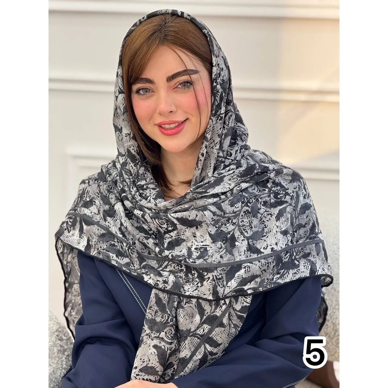 روسری گارزا ژاکارد گلبرگ
