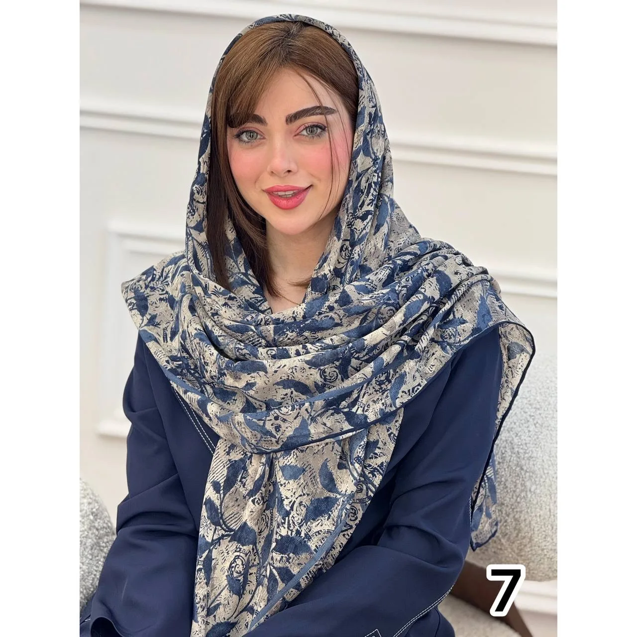 روسری گارزا ژاکارد گلبرگ