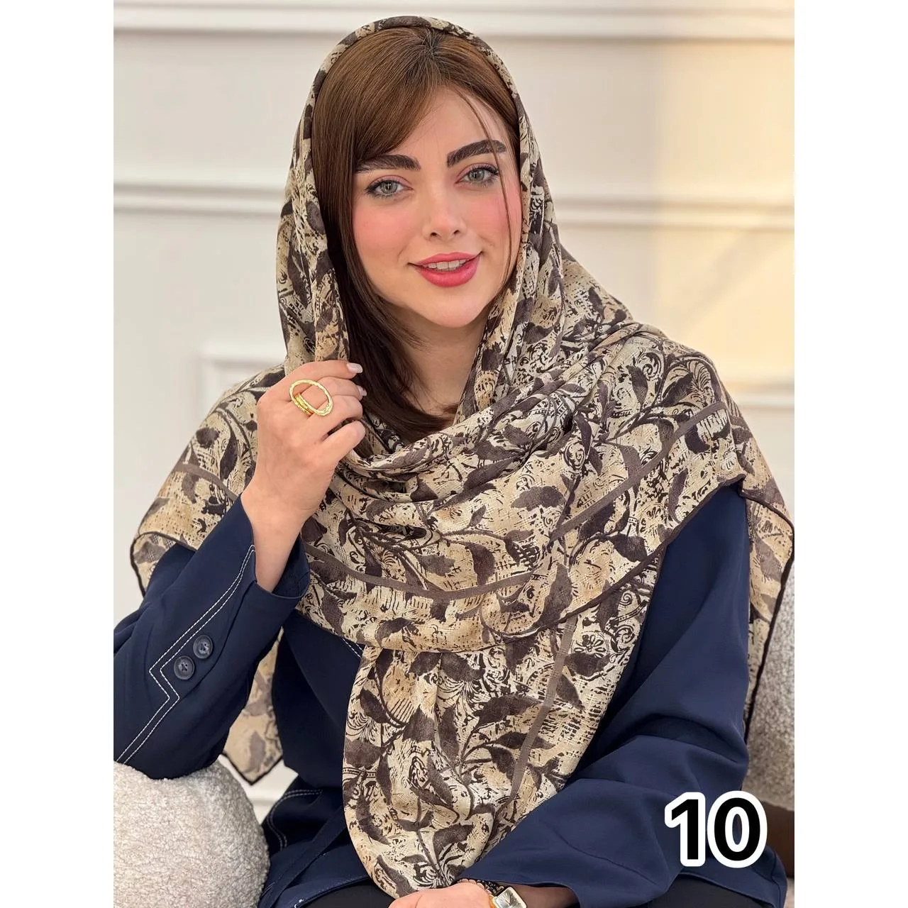 روسری گارزا ژاکارد گلبرگ