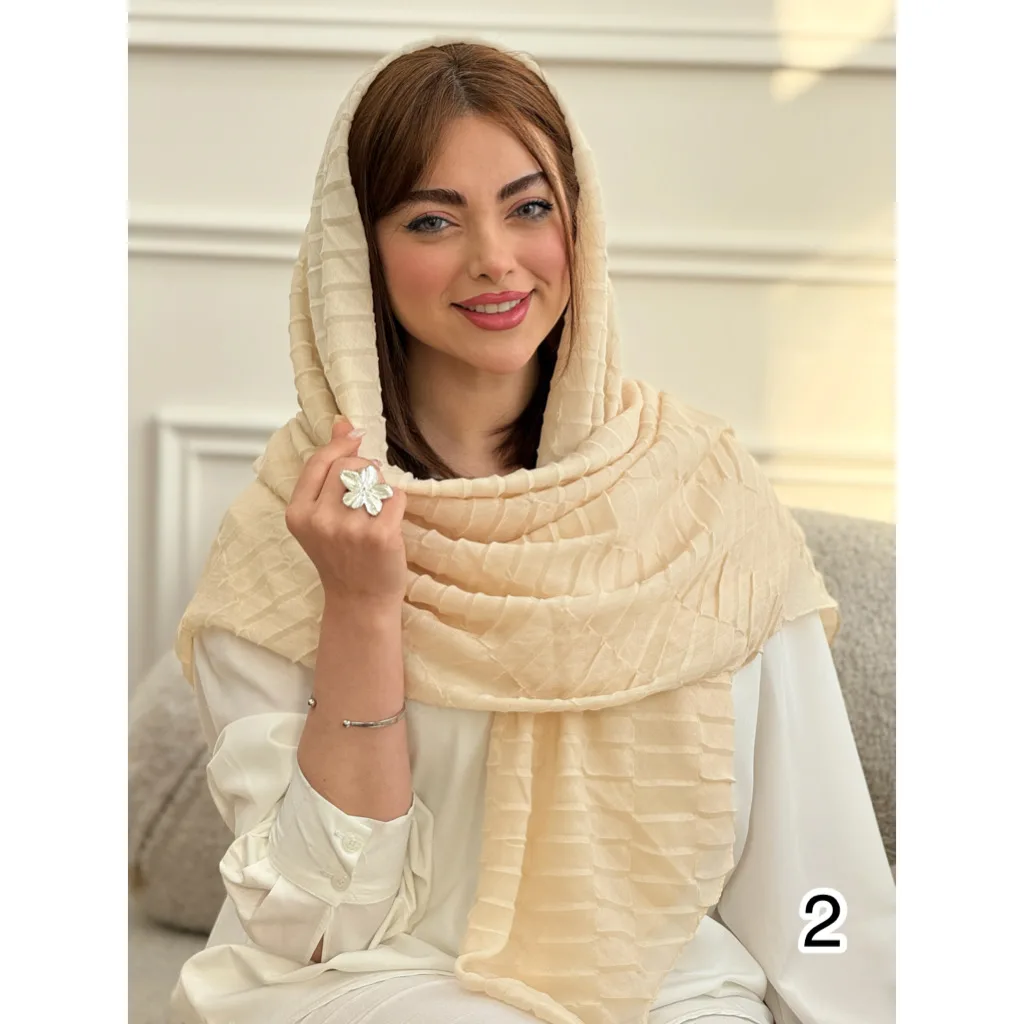 روسری نخی پلیسه تانکی