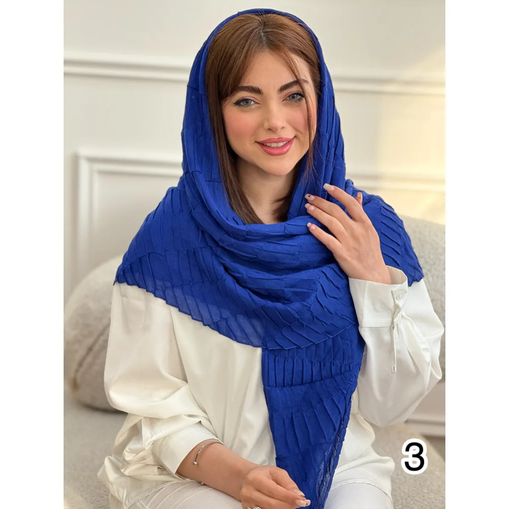 روسری نخی پلیسه تانکی