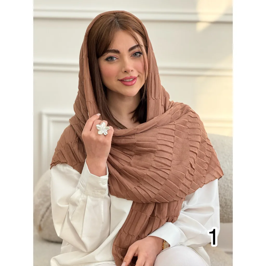 روسری نخی پلیسه تانکی