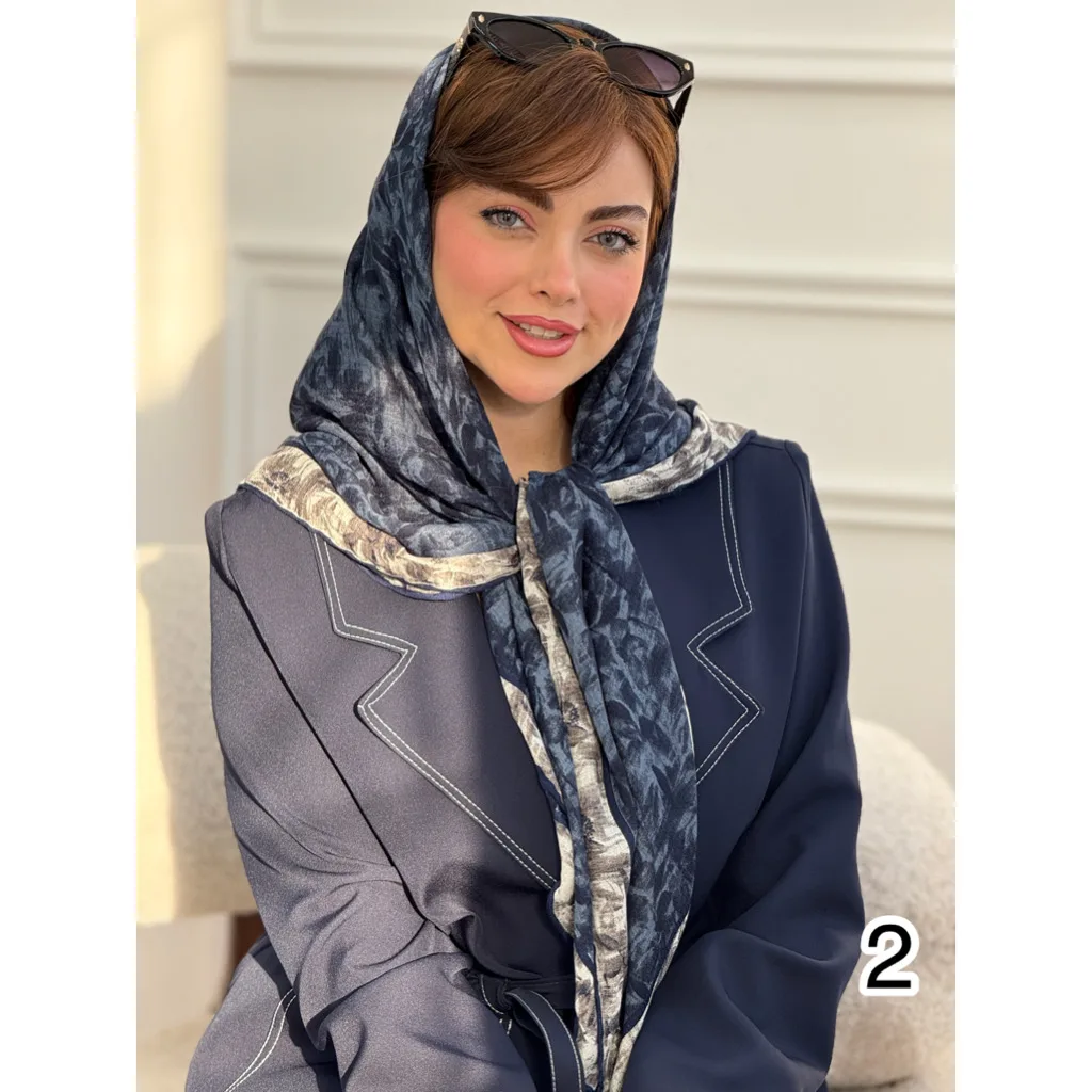 روسری نخی گارزا ژاکارد