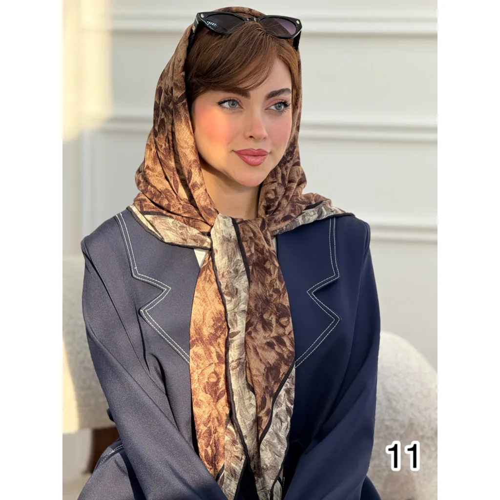 روسری نخی گارزا ژاکارد