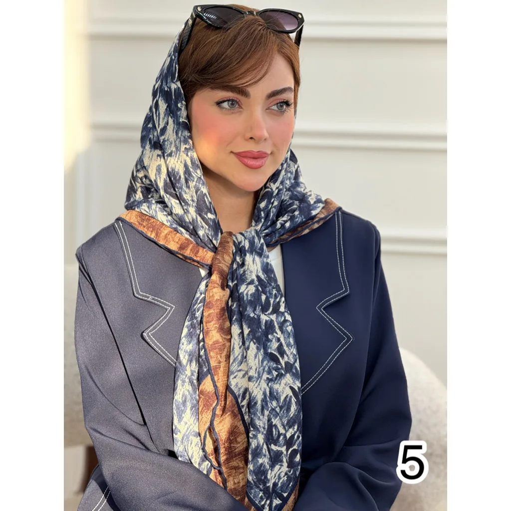 روسری نخی گارزا ژاکارد