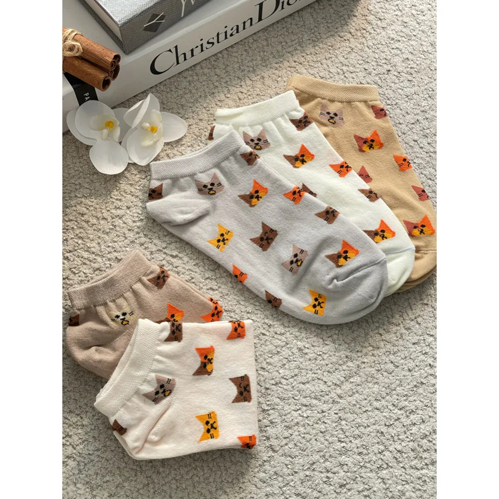 جوراب مچی نخ پنبه گربه