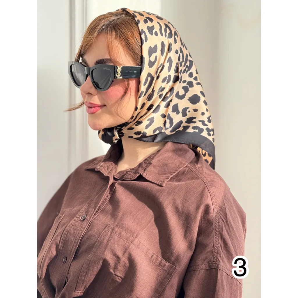 مینی اسکارف ابریشم مجلسی