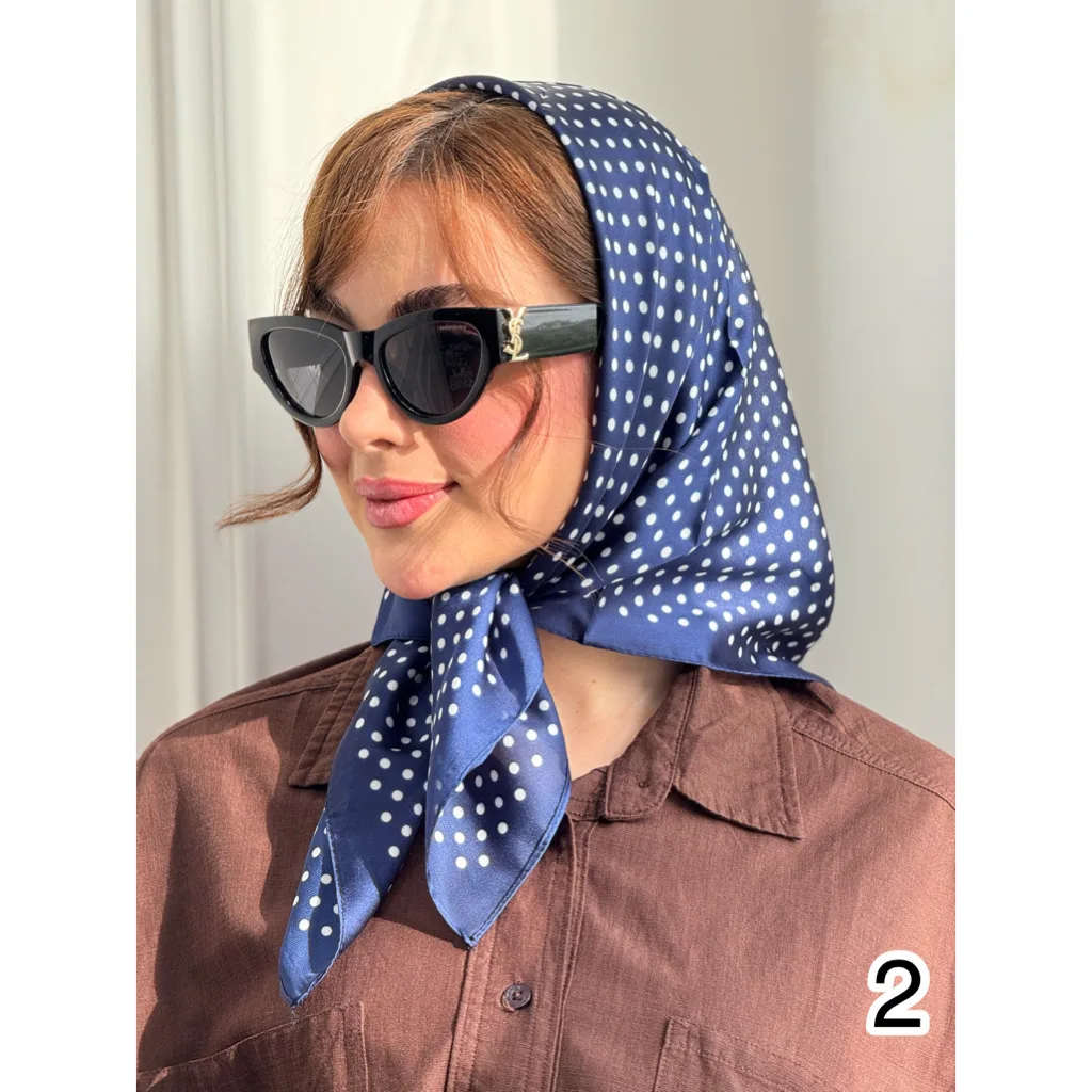 مینی اسکارف ابریشم مجلسی