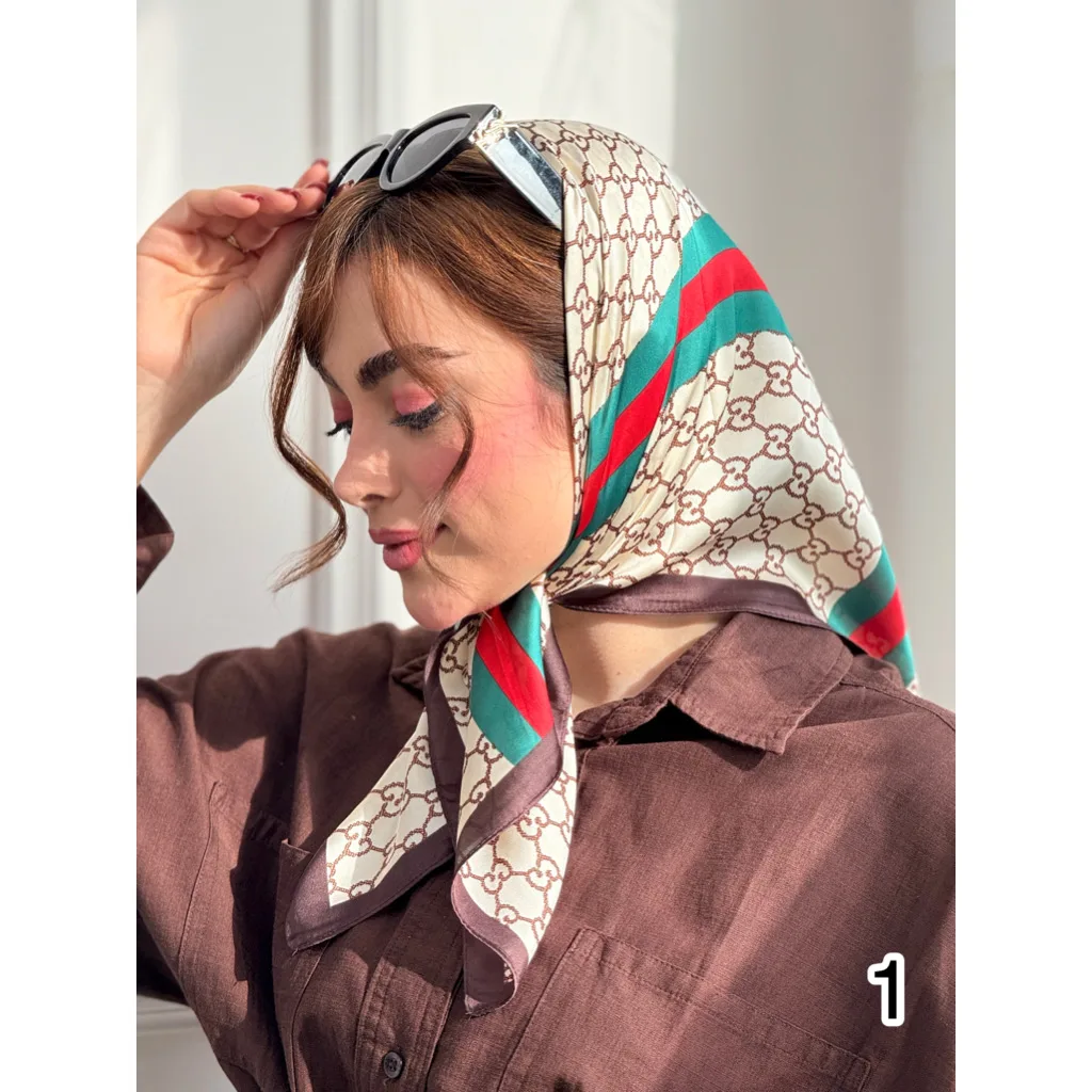 مینی اسکارف ابریشم مجلسی
