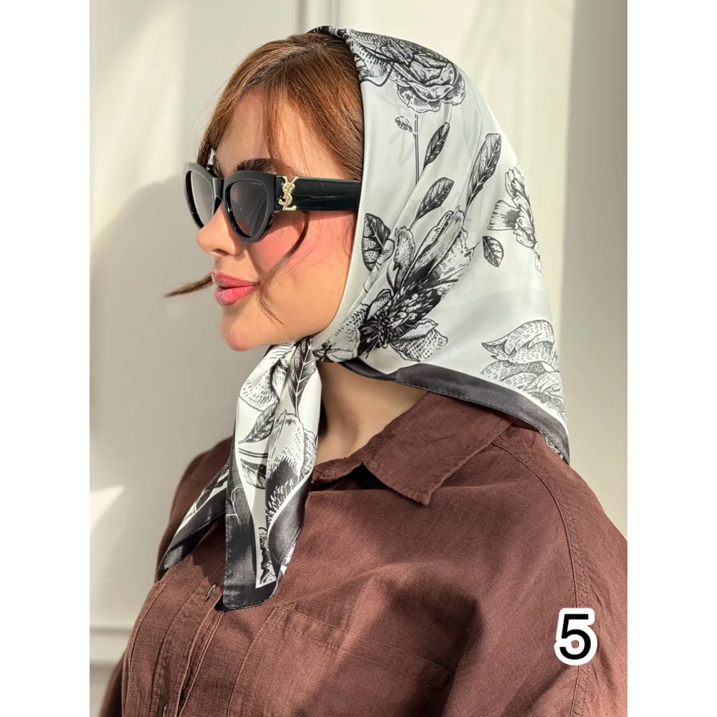 مینی اسکارف ابریشم مجلسی