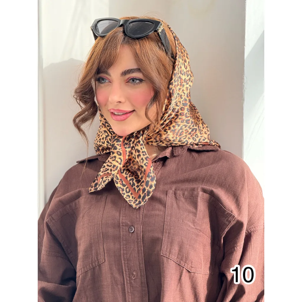 مینی اسکارف ابریشم مجلسی