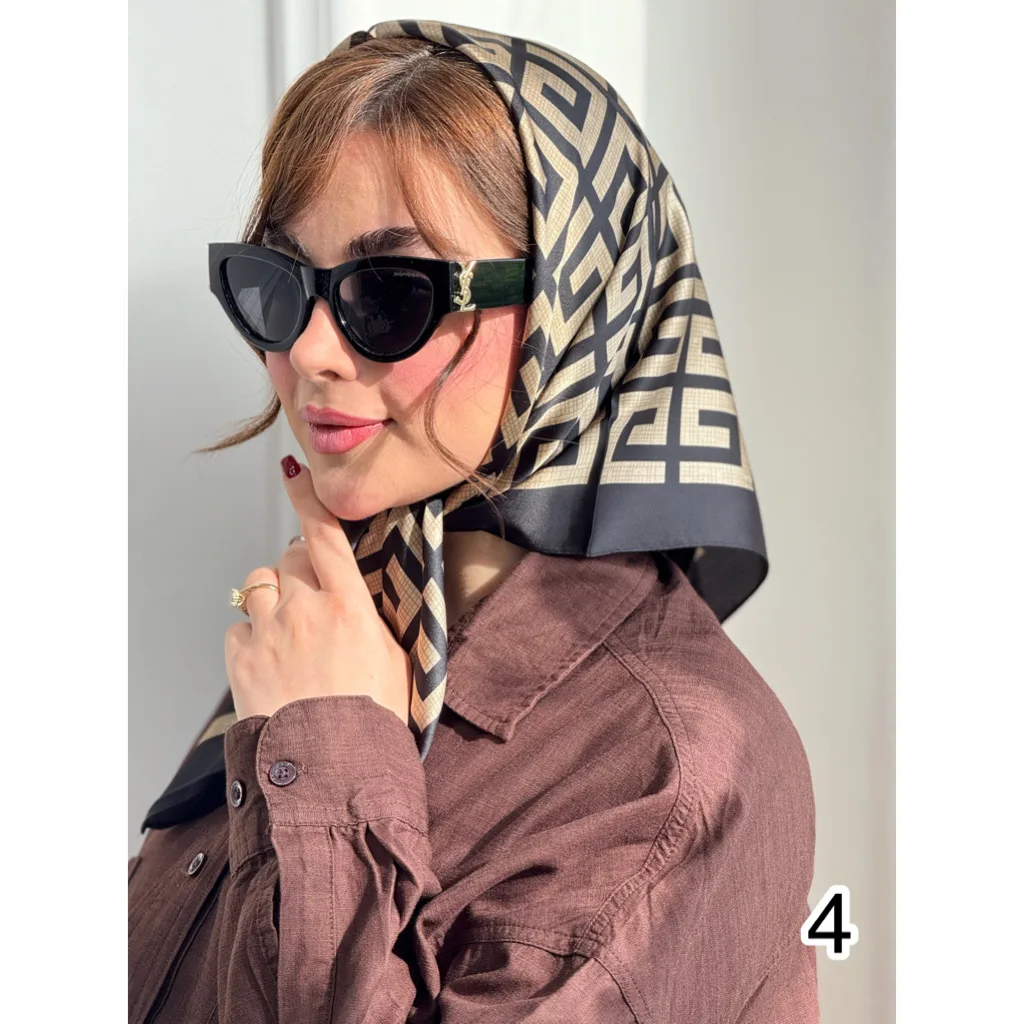 مینی اسکارف ابریشم مجلسی