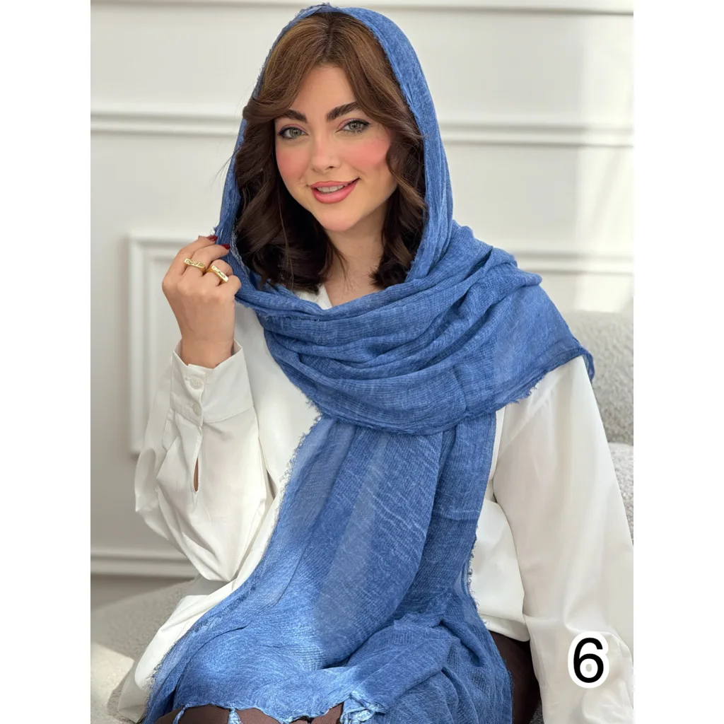 شال کنفی دور ریش ساده