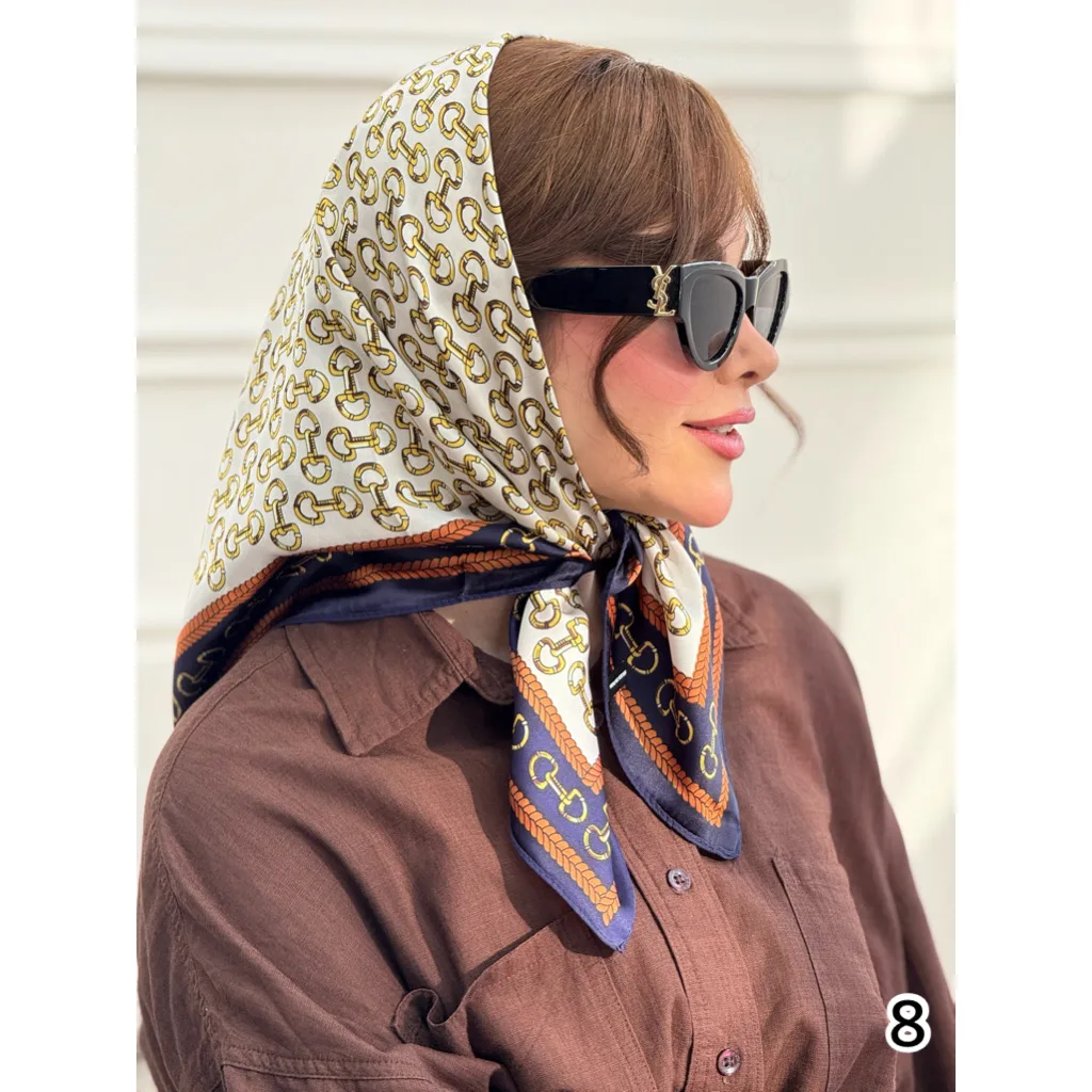 مینی اسکارف ابریشم مجلسی