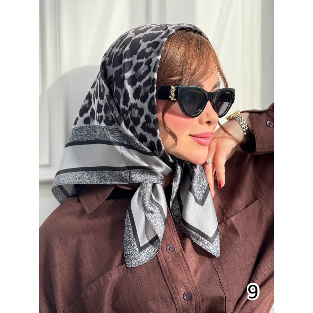مینی اسکارف ابریشم مجلسی