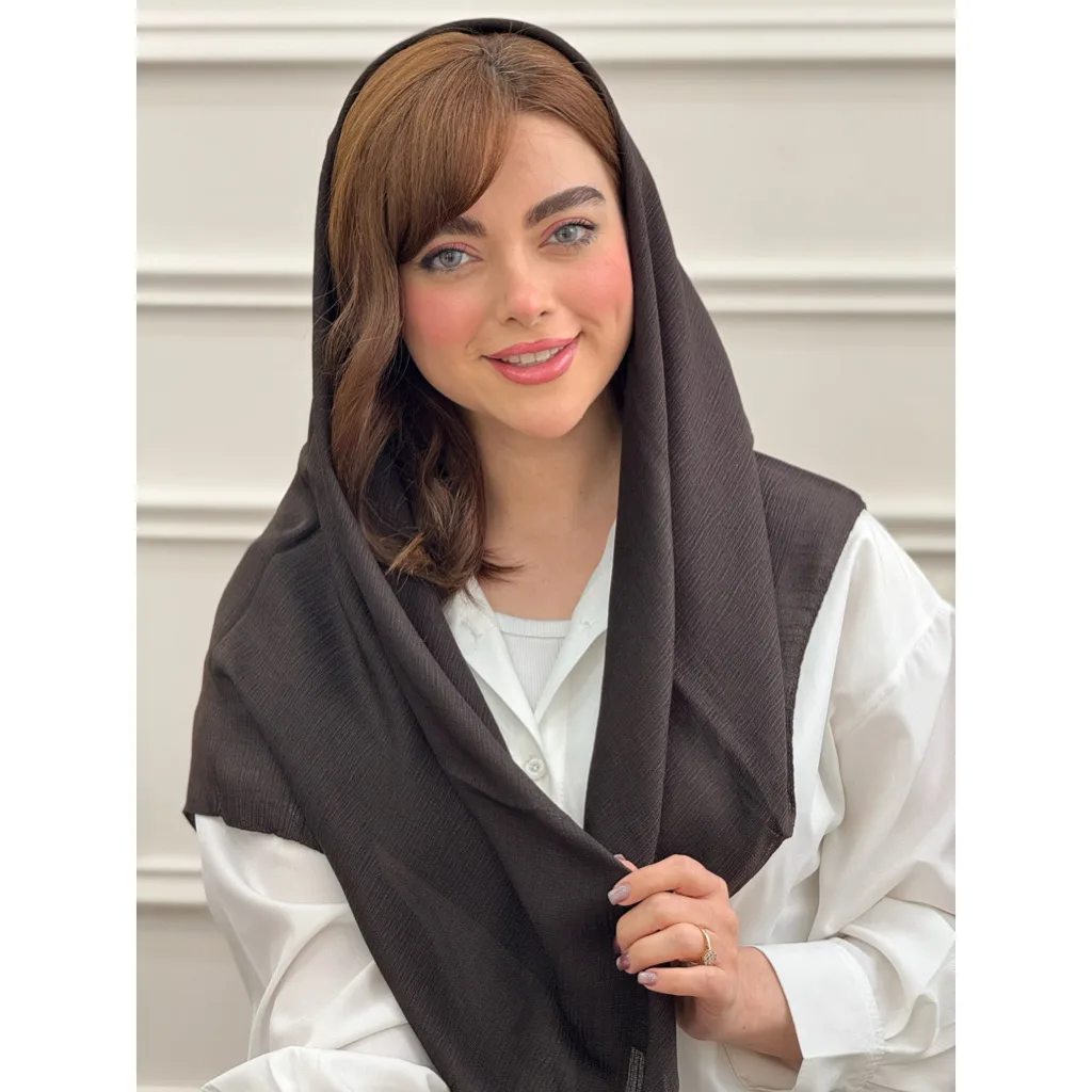 روسری نخی ساده درختی