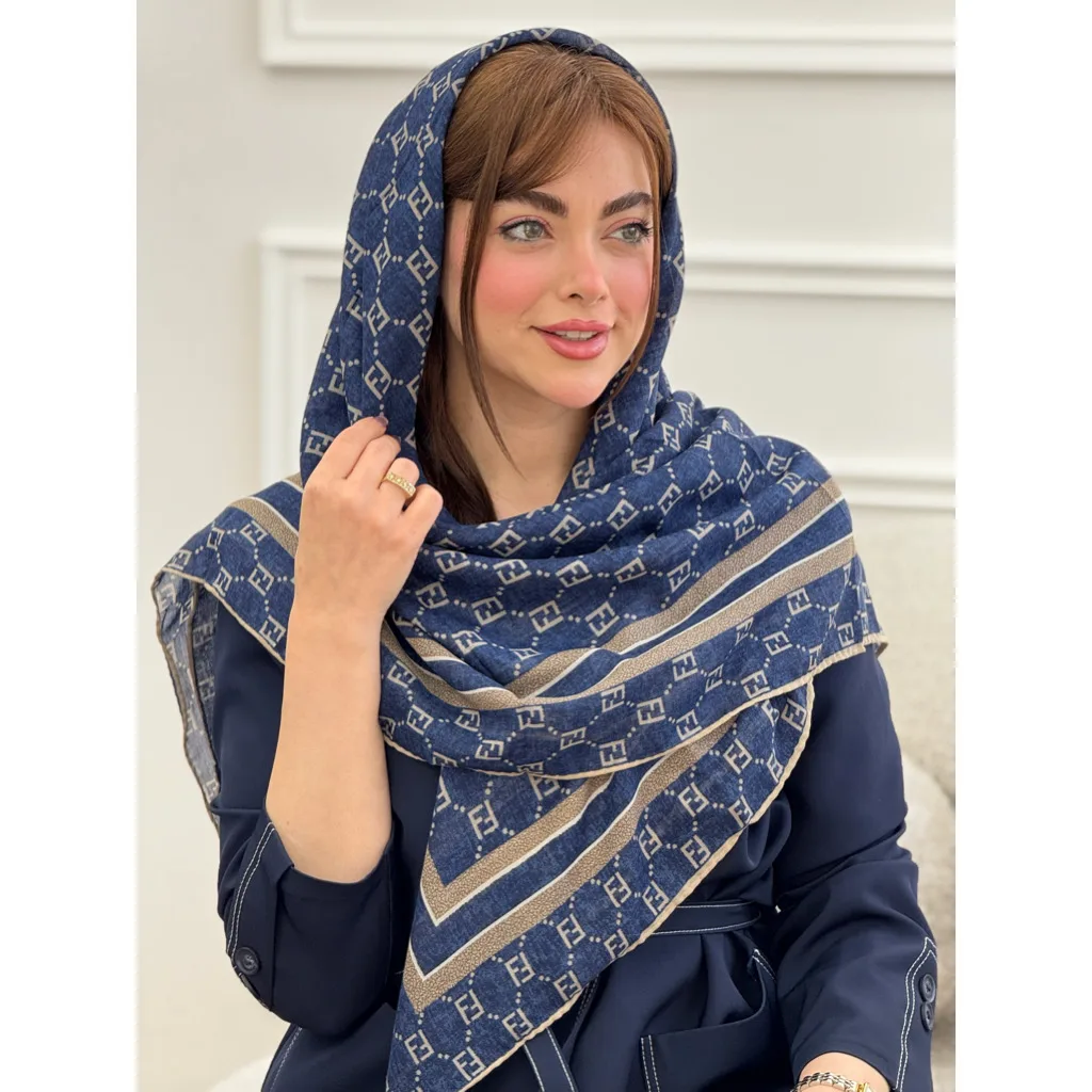 روسری نخی طرح فندی