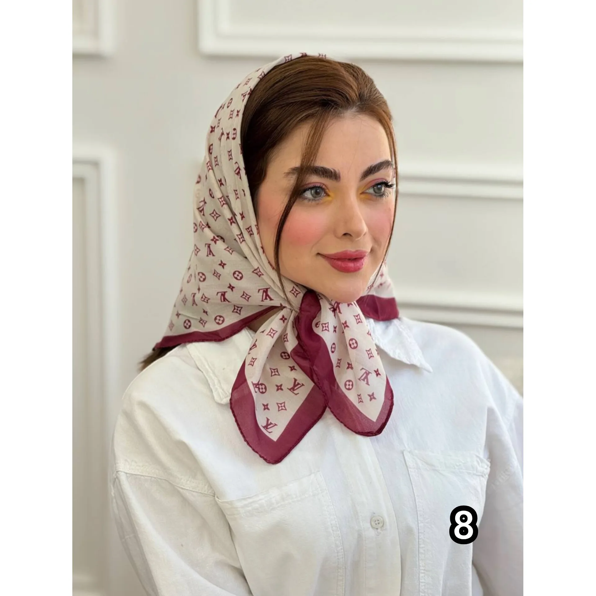 مینی اسکارف طرح لویی ویتون