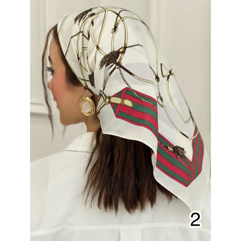 مینی اسکارف حریر ابریشم