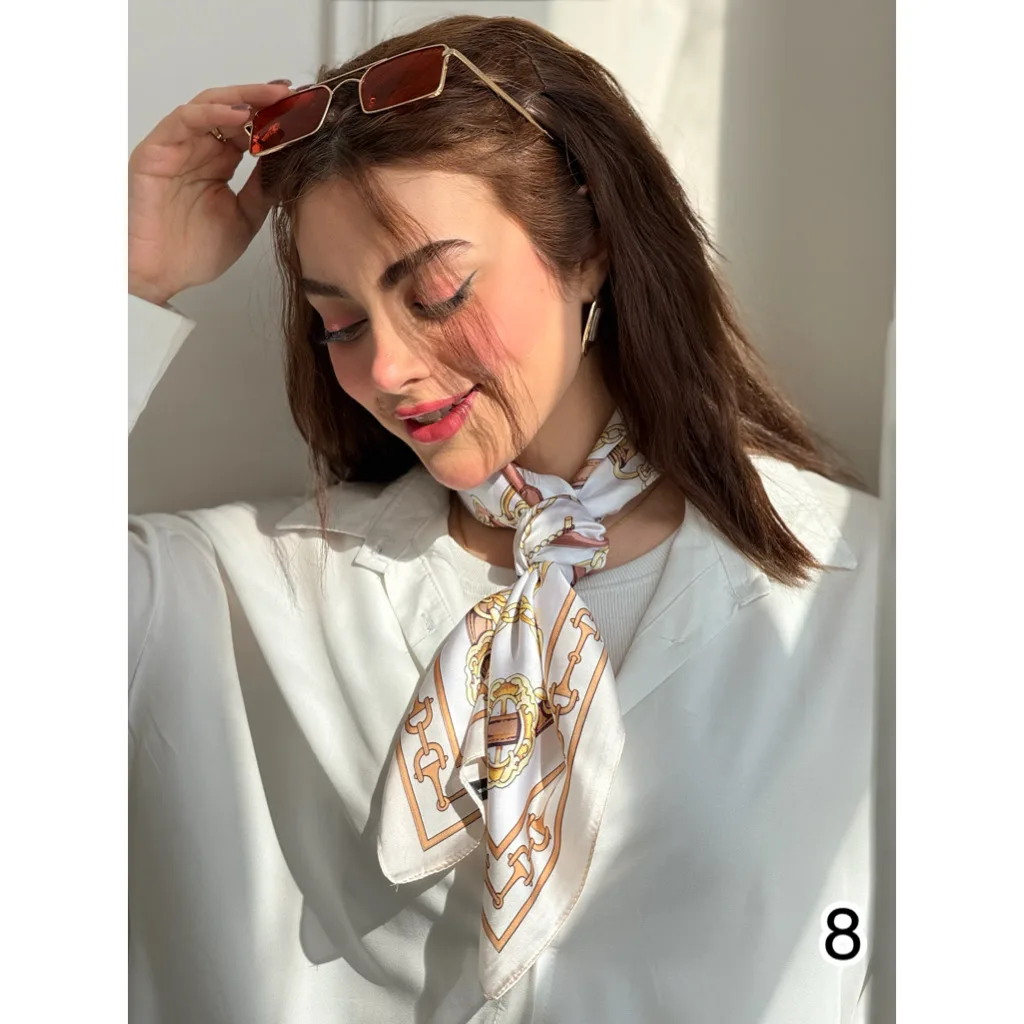 مینی اسکارف حریر ابریشم