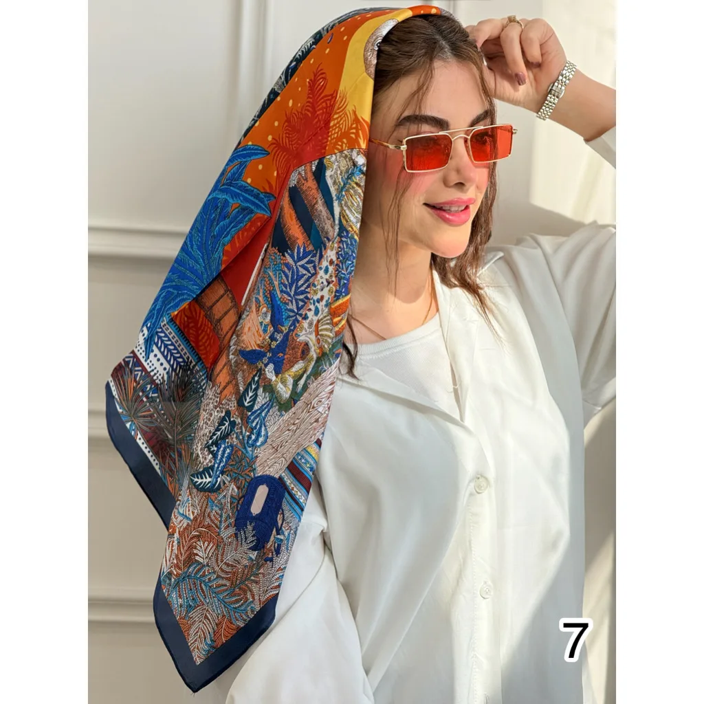 مینی اسکارف حریر ابریشم