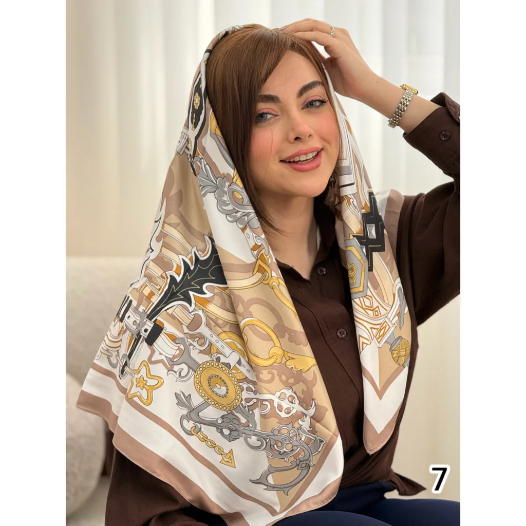 اسکارف ساتن ابریشم