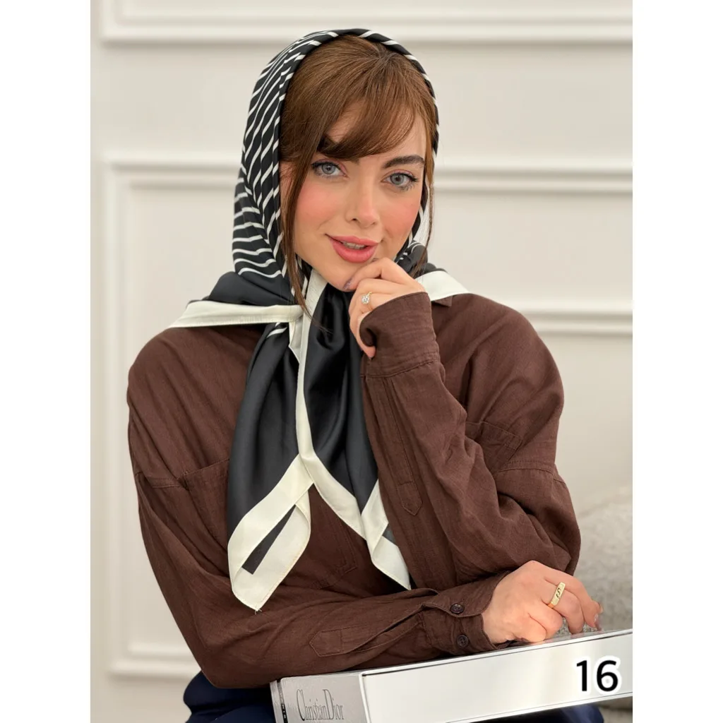 اسکارف ساتن ابریشم