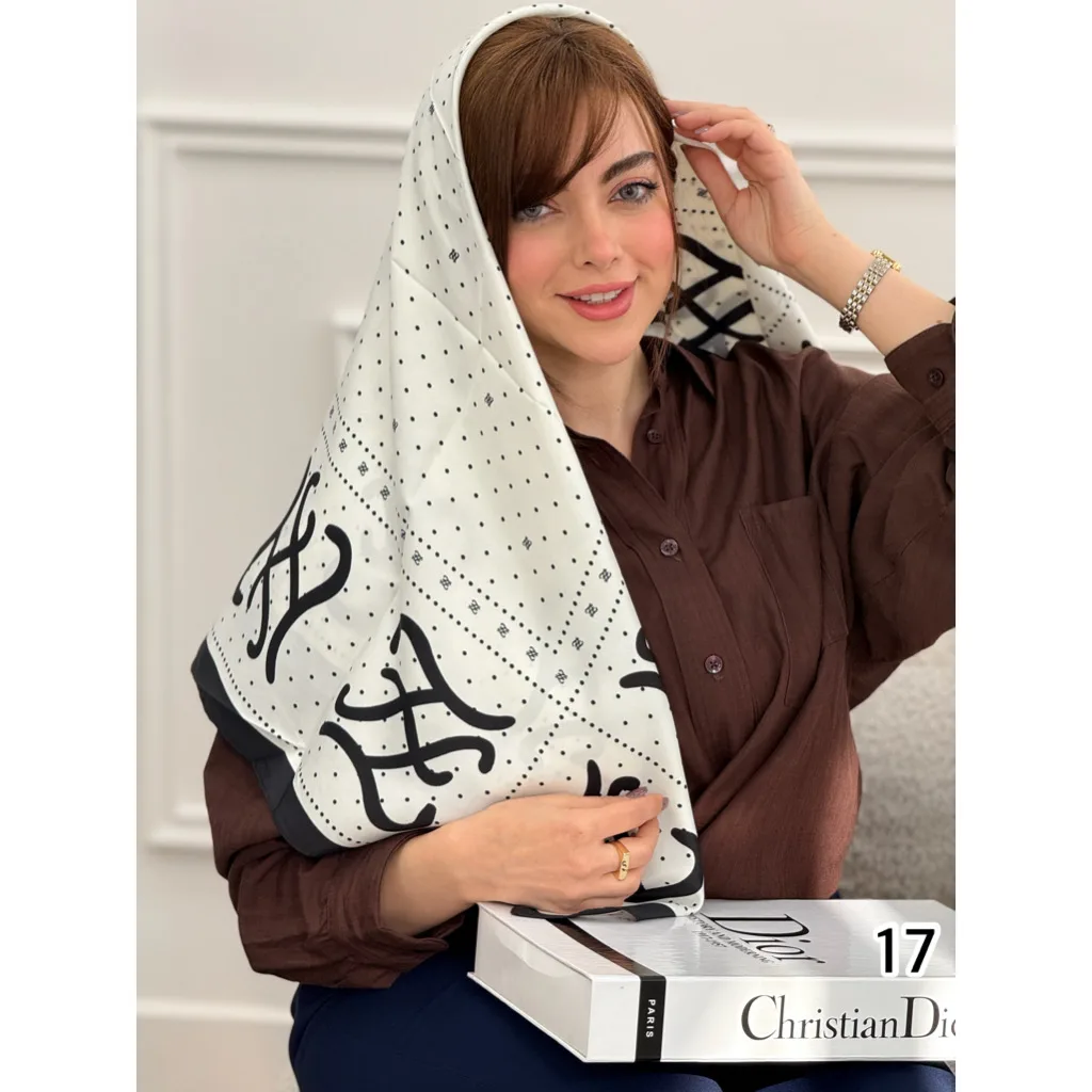 اسکارف ساتن ابریشم