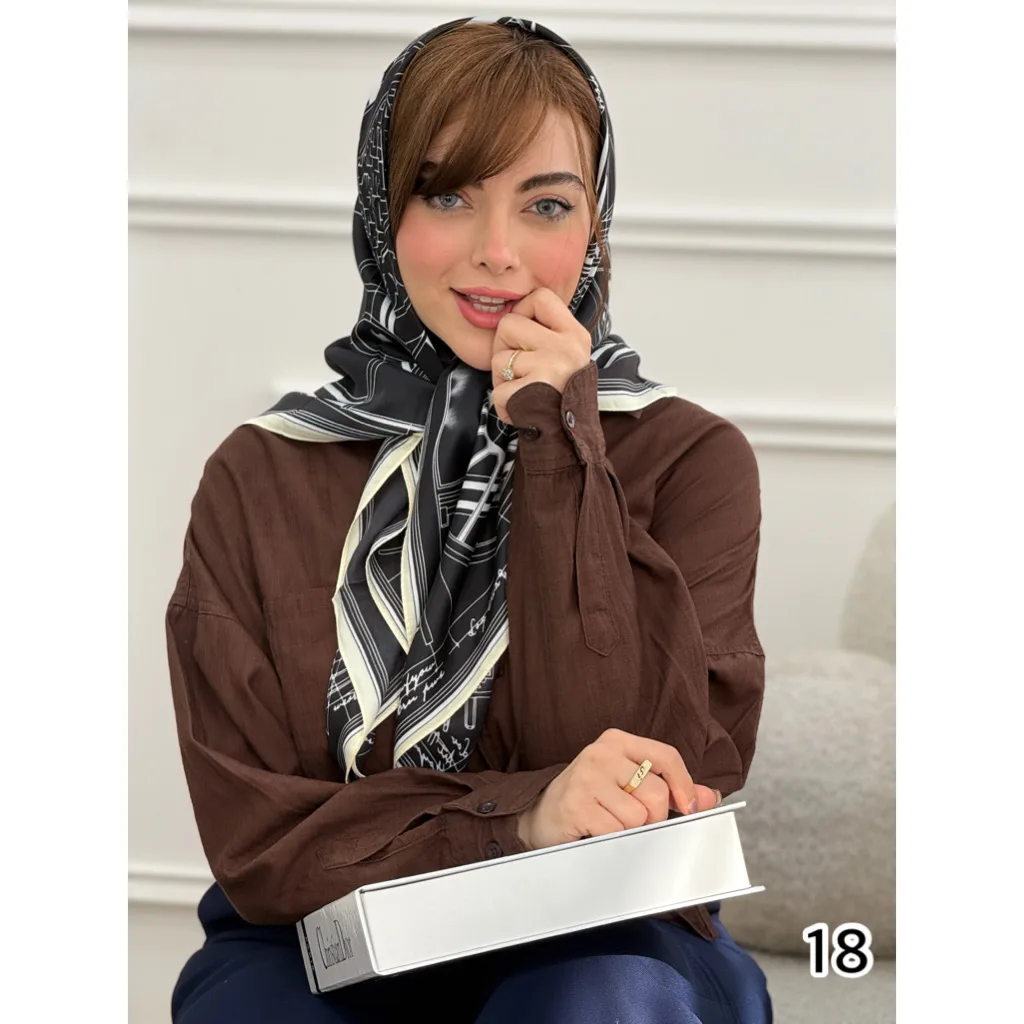 اسکارف ساتن ابریشم
