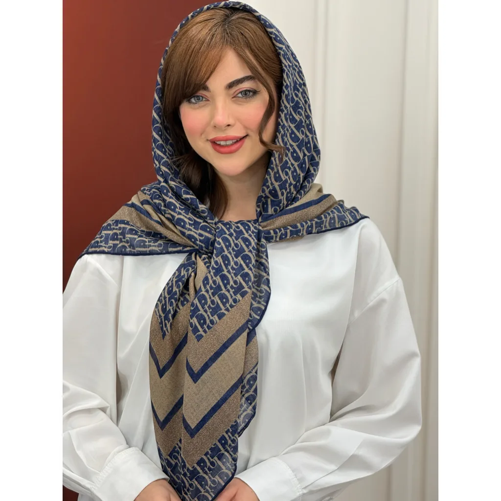روسری نخی طرح دیور
