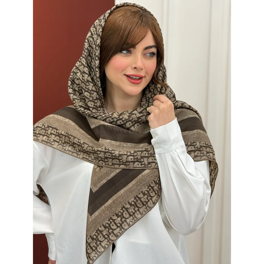 روسری نخی طرح دیور