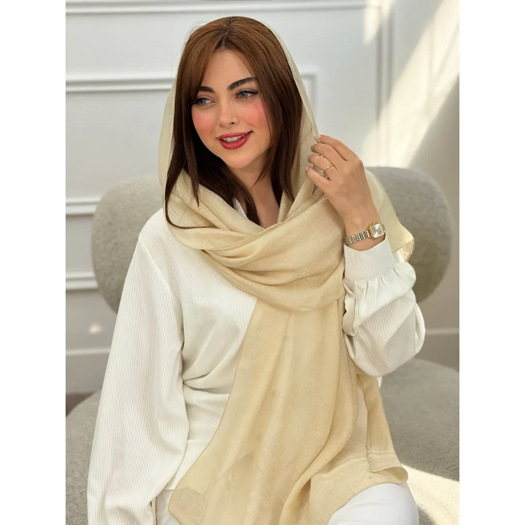 شال ابریشم لیزری طرح ترمه