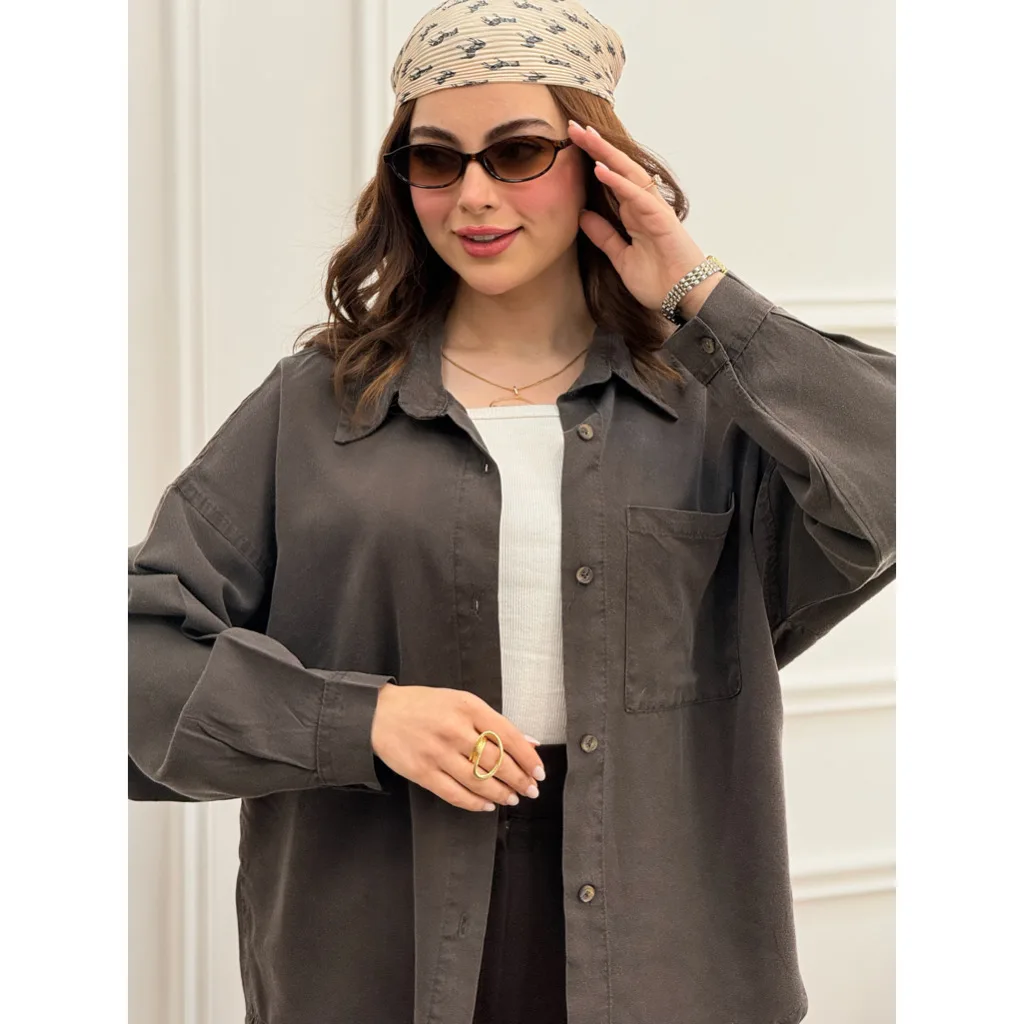 شومیز کتان سیلک